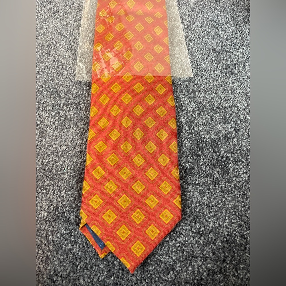 Luciano Barbera wool and silk tie NEW